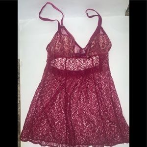 Victoria secret lace chemise size medium